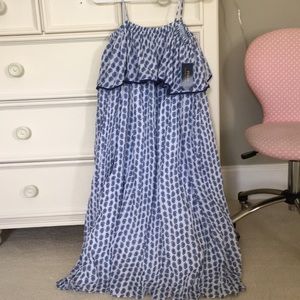 Polo Ralph Lauren, blue and white sundress